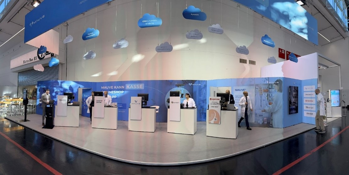 Messestand Mauve Expopharm